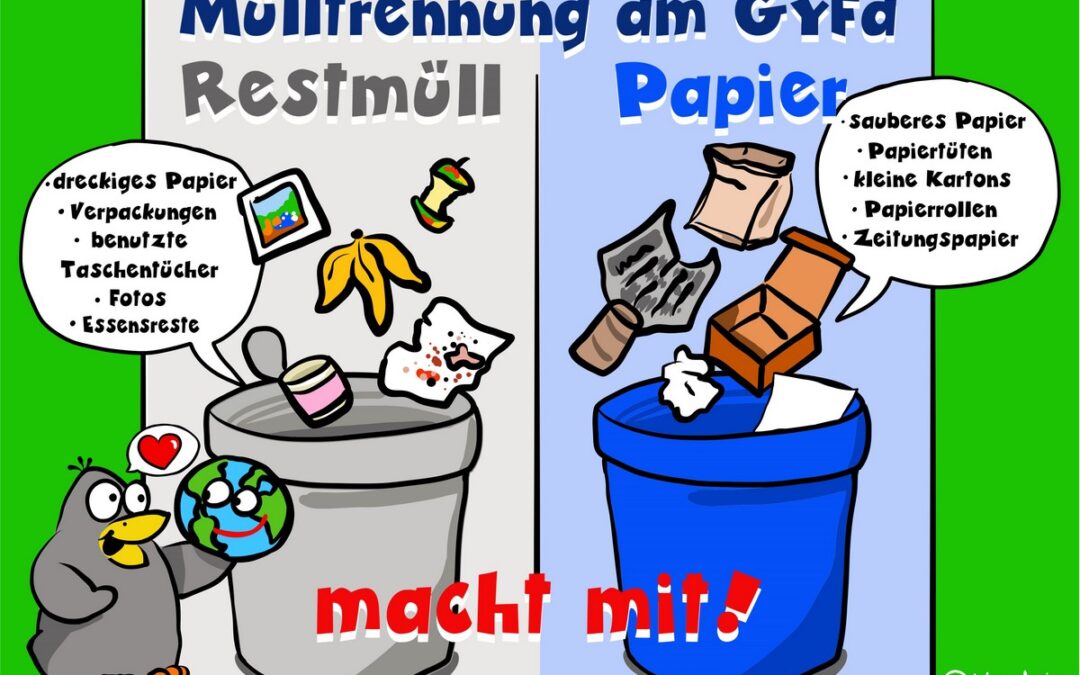 Klimaschule – Mülltrennung am GyFa!