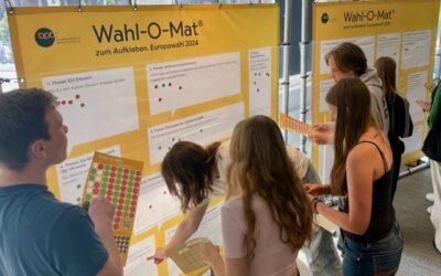 Wen soll ich denn wählen? Wahl-O-Mat 2024 zum Aufkleben