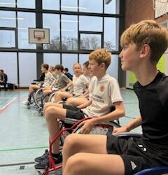 Rollstuhlbasketball Projekt der BG Baksets am GyFa